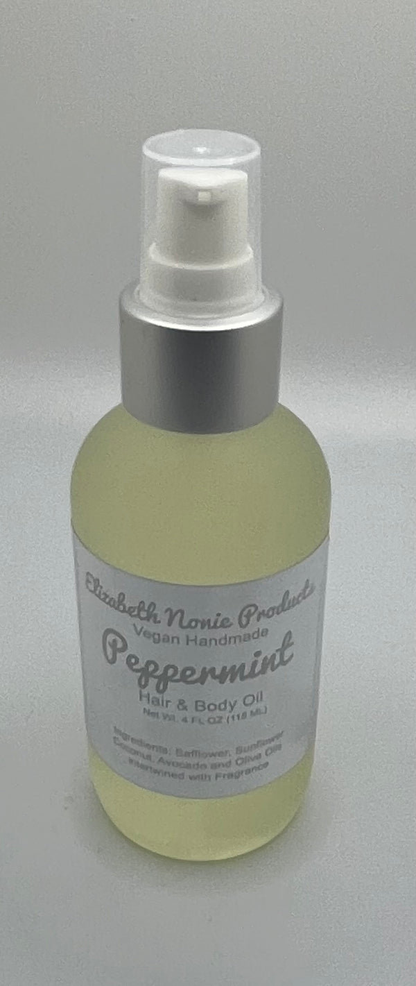 Peppermint Hair and Body Oil